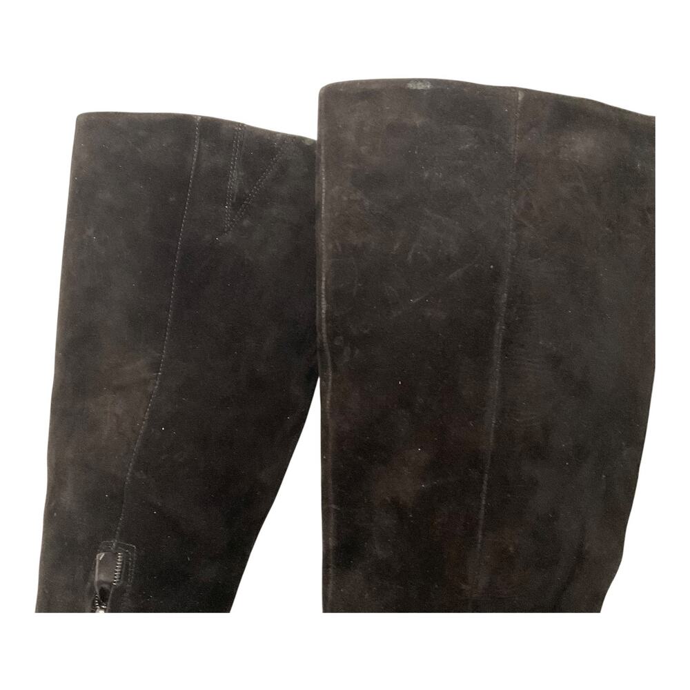 Nine West Women's Caddy Suede Knee High Stiletto Heel Boots Black Size 10 - Picture 8 of 8